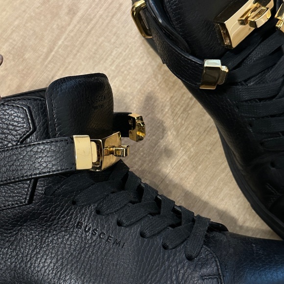 Buscemi black leather sneaker - Picture 5 of 10